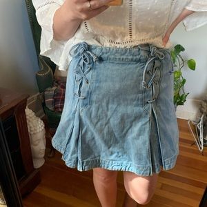 Free People Denim Skirt